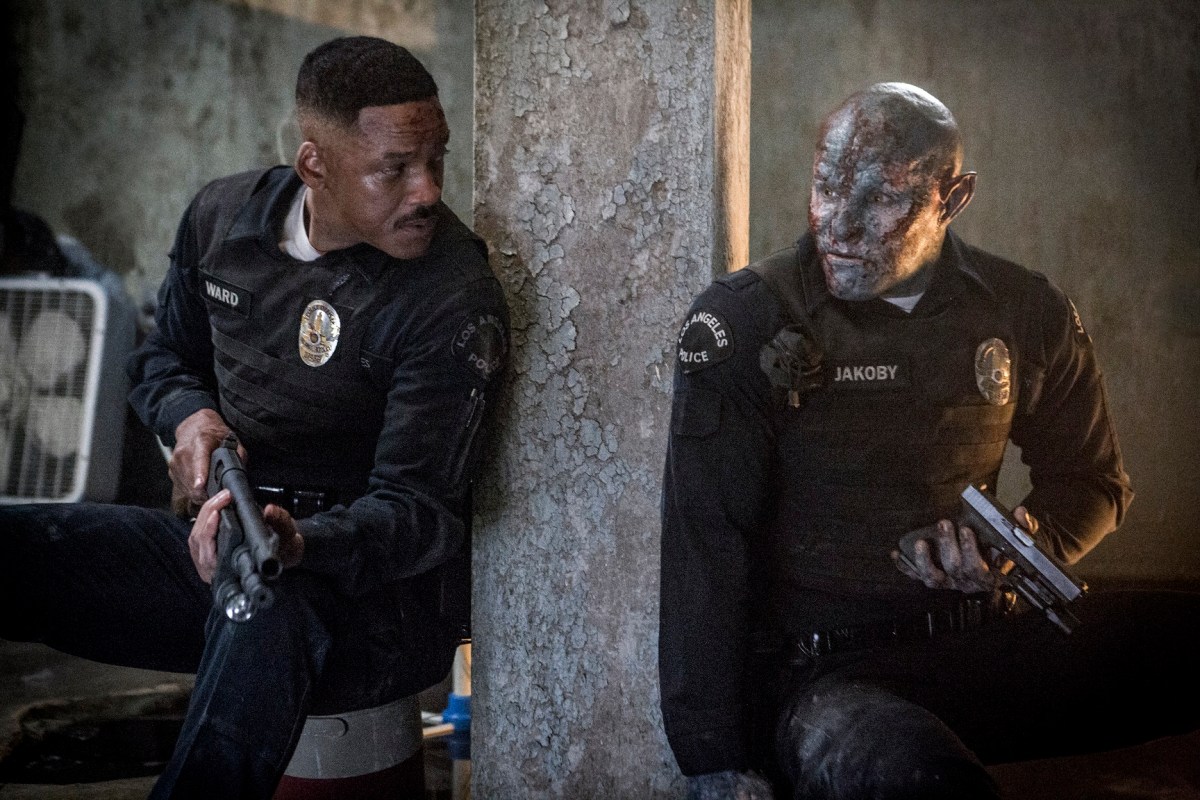 Will Smith and Joel Edgerton in "Bright." Image credit: Netflix