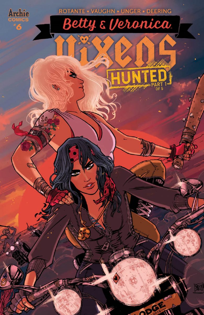 image: Archie Comics, art: Sanya Anwar Betty and Veronica Vixens #6 Cover 2 Sanya Anwar Jamie L. Rotante Jen Vaughn Archie Comics