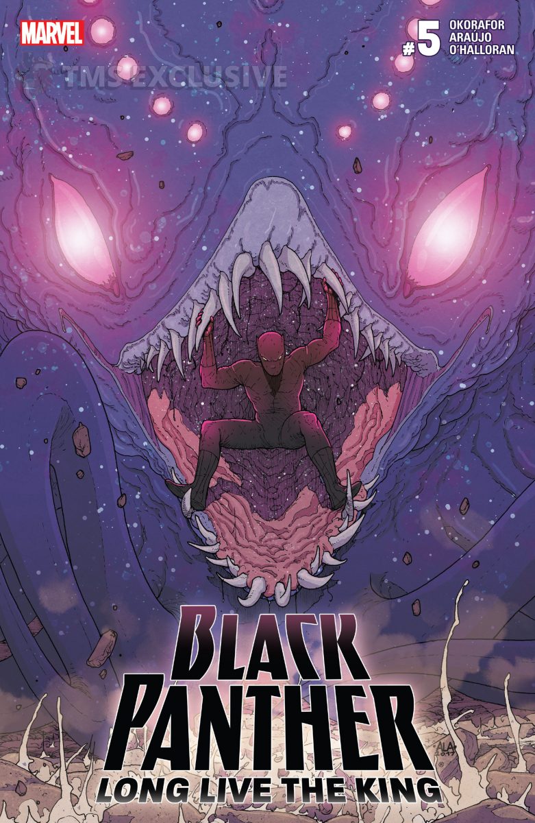 image: Marvel Comics/Comixology Black Panther Long Live the King #5 - Preview Cover Nnedi Okorafor Andre Araujo Marvel