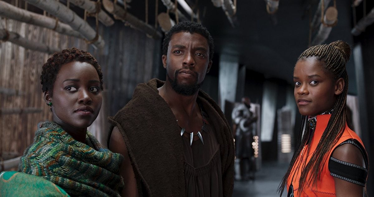 image: Marvel Black Panther Lupita Nyong'o Chadwick Boseman Letitia Wright Nakia T'Challa Shuri Marvel