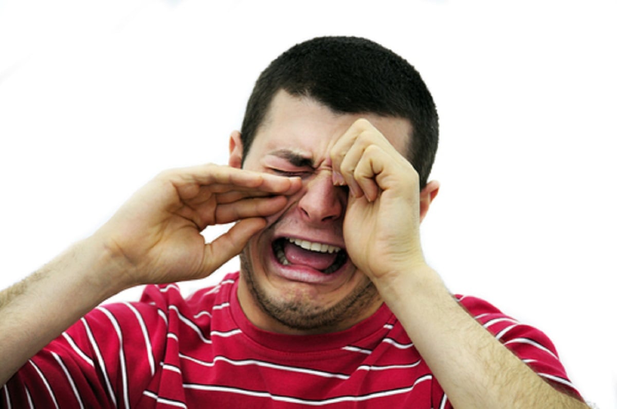 image: Shutterstock Crying Angry Man Shutterstock Stock Photo