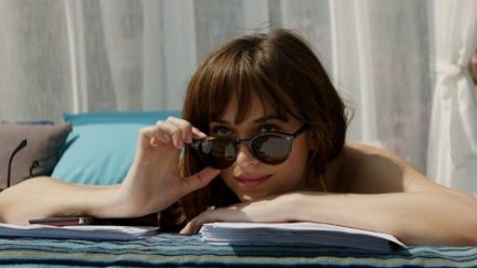 Dakota Johnson as Anastasia Steele in 50 Shades Freed