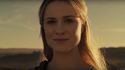 image: screencap/HBO Evan Rachel Wood as Dolores Abernathy on Westworld from the Season Two Super Bowl Ad