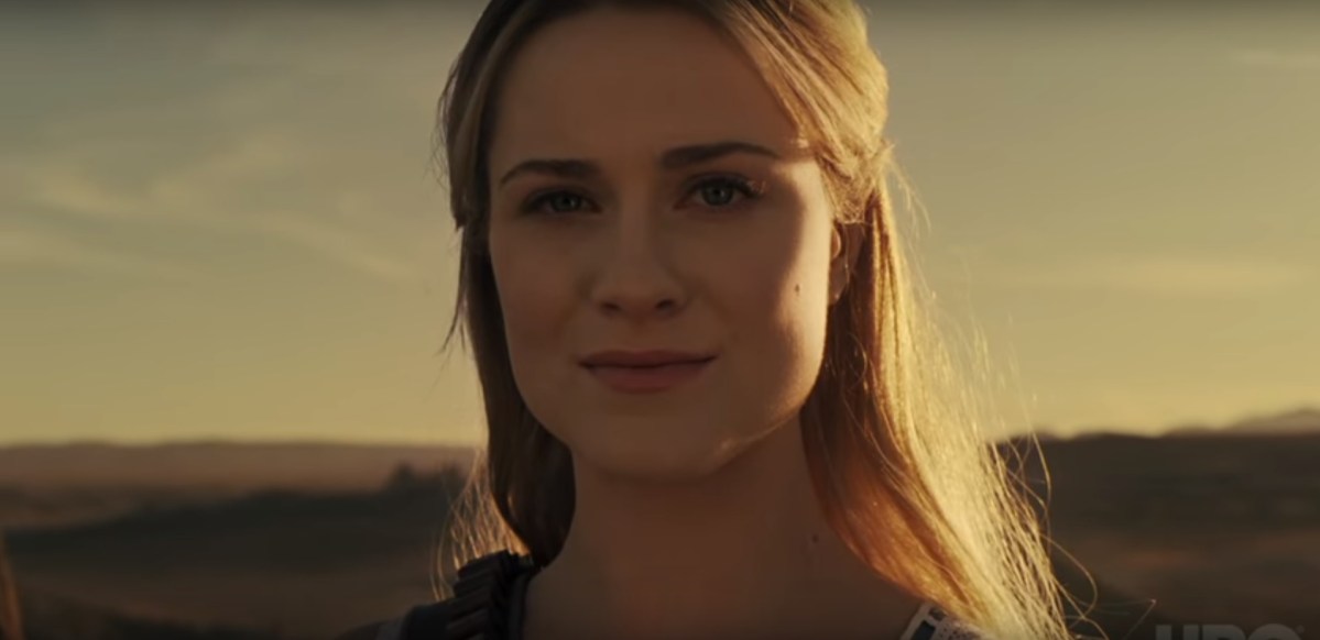 image: screencap/HBO Evan Rachel Wood as Dolores Abernathy on Westworld from the Season Two Super Bowl Ad