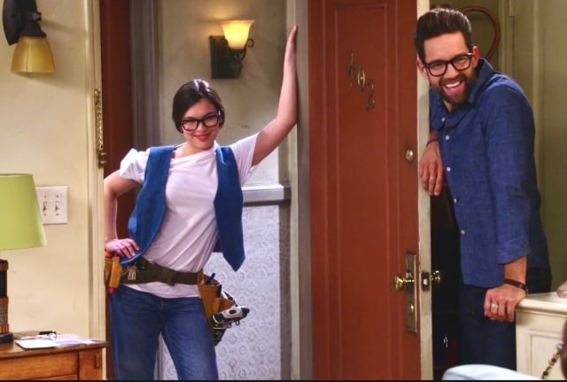 image: Netflix Isabella Gomez as Elena and Todd Grinnell as Schneider on "One Day at a Time"