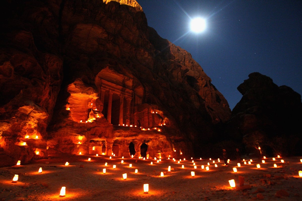 Ancient temple in the historic city of Petra, Jordan (Photo by Chris Jackson/Getty Images)