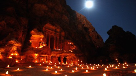 Ancient temple in the historic city of Petra, Jordan (Photo by Chris Jackson/Getty Images)
