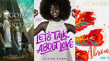 Gods and Monsters, Let's Talk About Love, & Abroad book covers