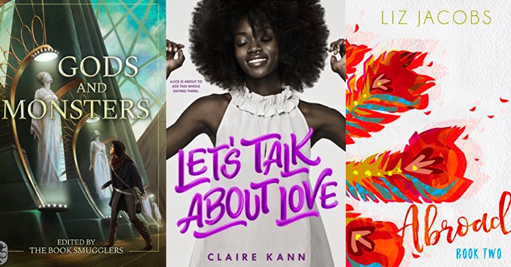 Gods and Monsters, Let's Talk About Love, & Abroad book covers