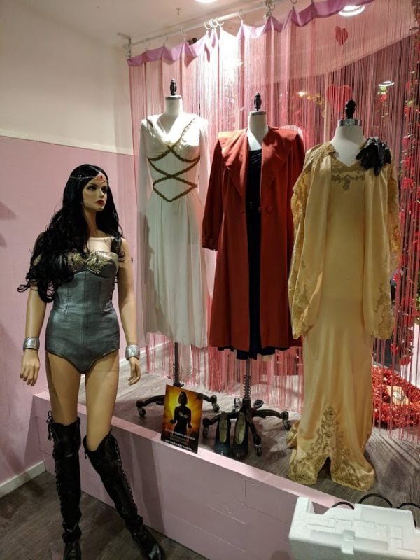 image: Teresa Jusino Costumes worn by Bella Heathcote as Olive Byrne in "Professor Marston and the Wonder Women." 