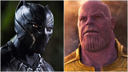 Black Panther and Thanos