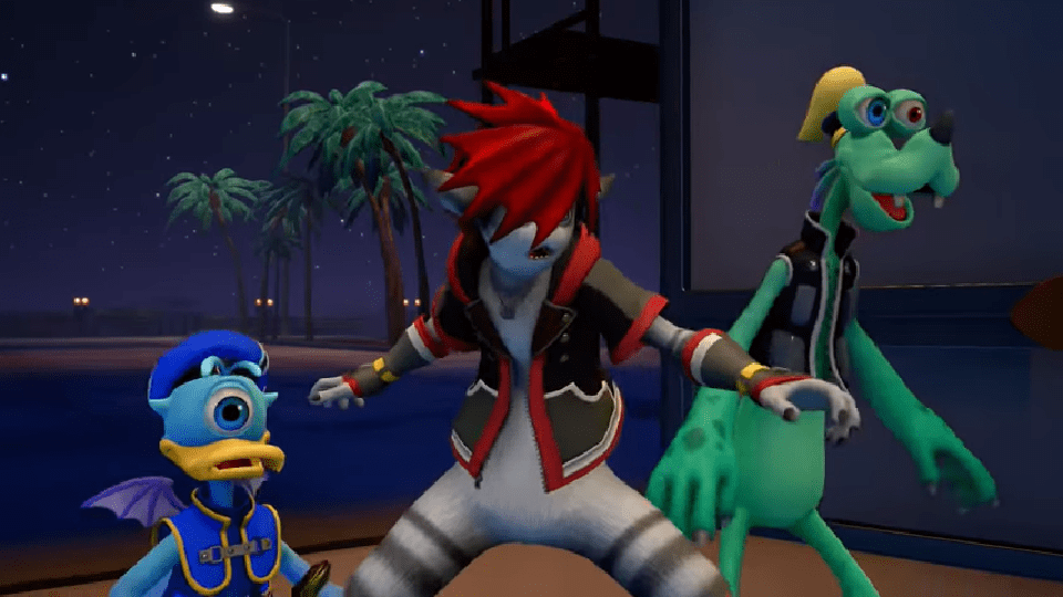 Screengrab of the "Kingdom Hearts III" trailer from Disney's D23 Expo Japan 2018