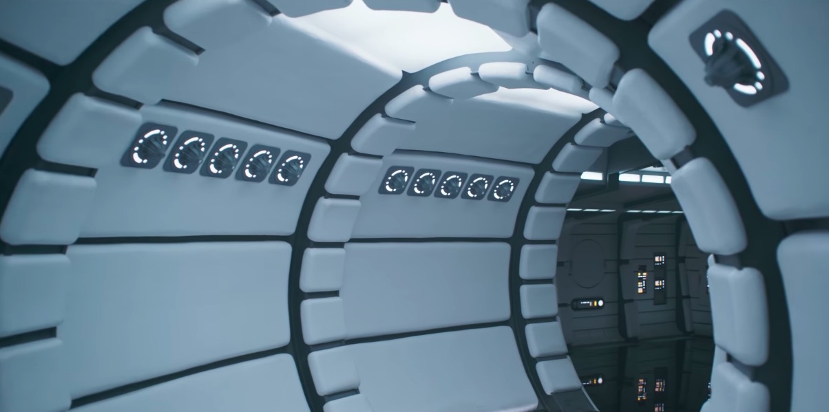 Millennium Falcon clean in Solo: A Star Wars Story