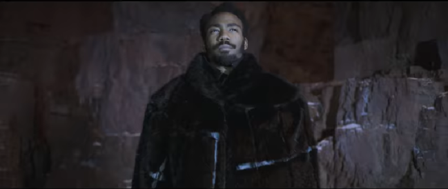 Screengrab of the "Solo: A Star Wars Story" trailer from the Super Bowl