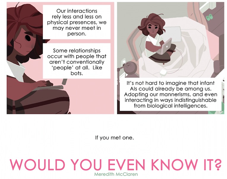 Twisted Romance comic page laptop