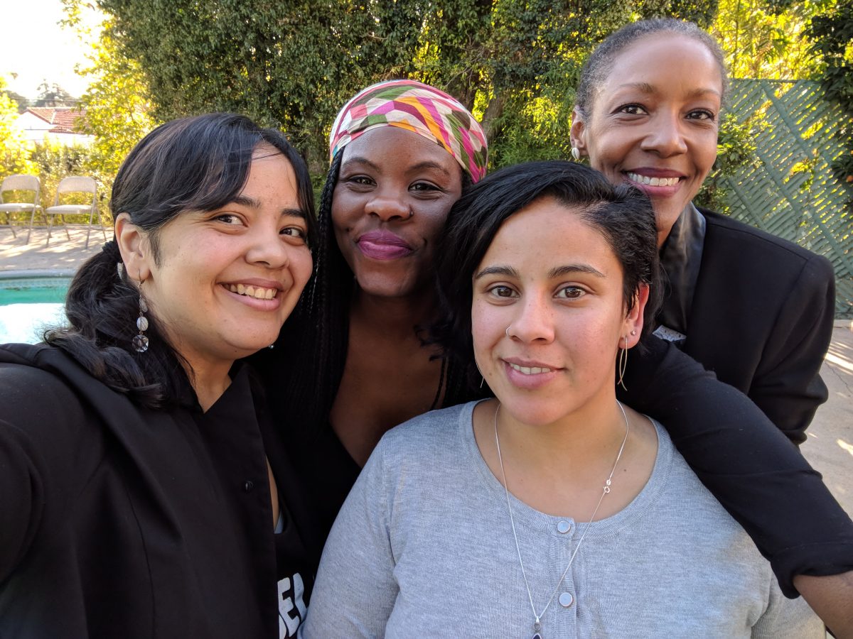 Teresa Jusino and guests at the Women of Color UNITE event. 