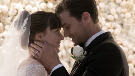 fifty shades freed Ana and Christian Grey wedding