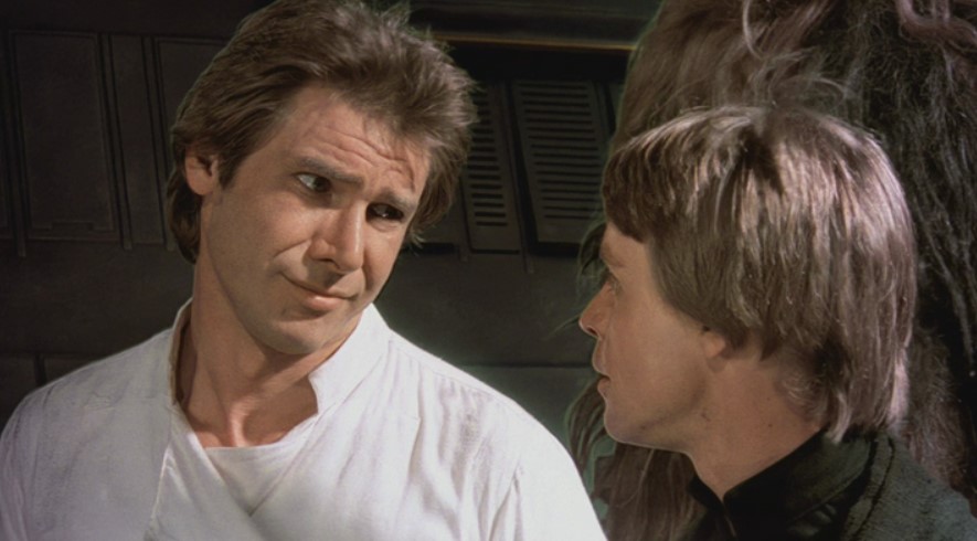 Han Solo and Luke Skywalker