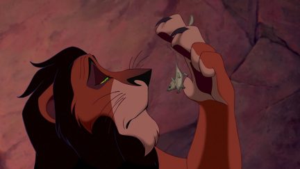 scar in animated the lion king