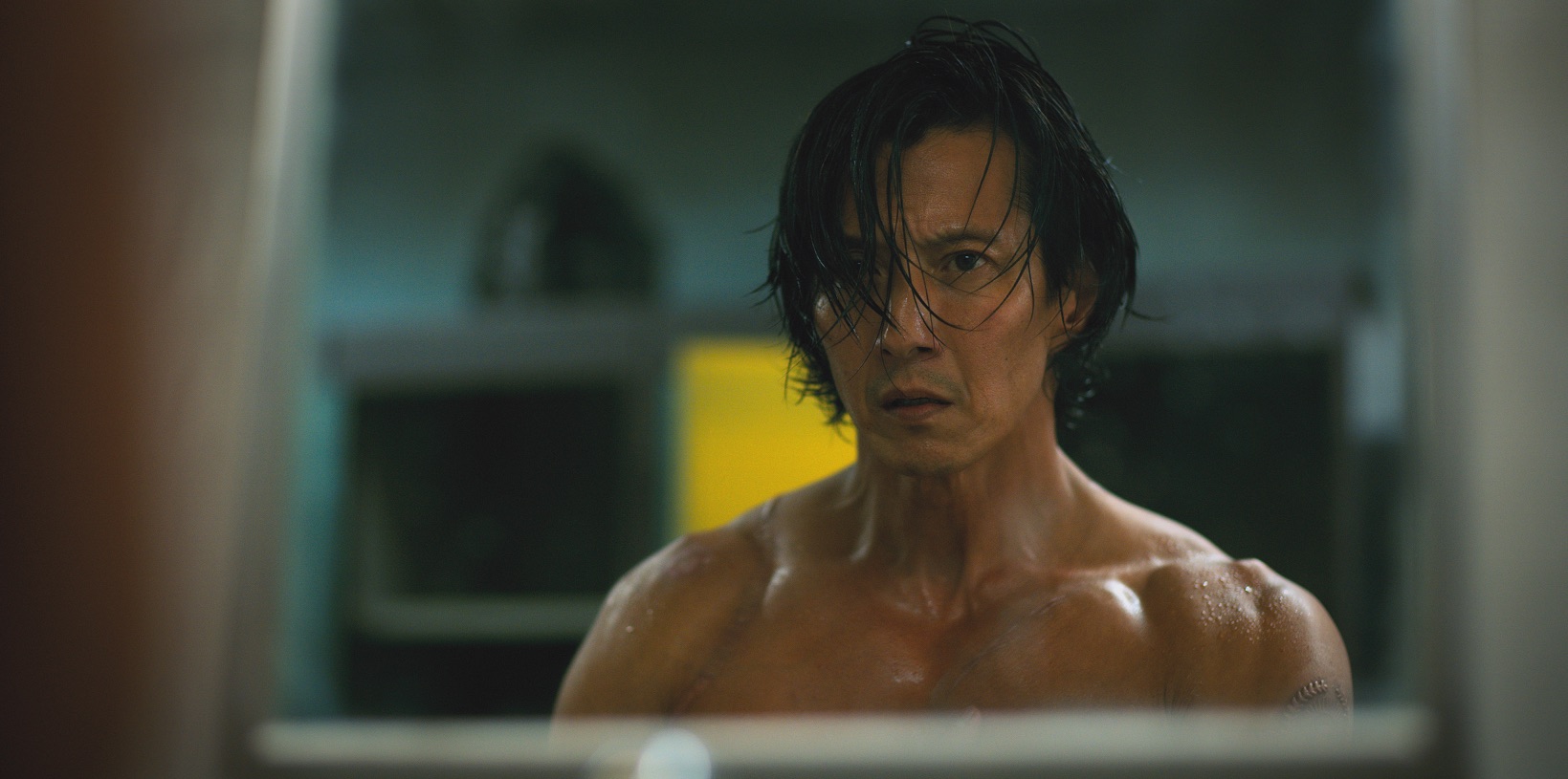 Will Yun Lee as Takeshi Kovacs on "Altered Carbon"