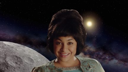 image: screencap/Comedy Central Raven-Symoné as Nichelle Nichols on 