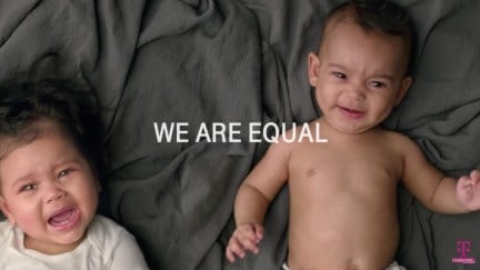 t-mobile super bowl ad equal pay