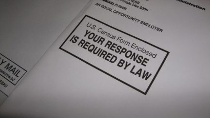 2010 Census return envelope