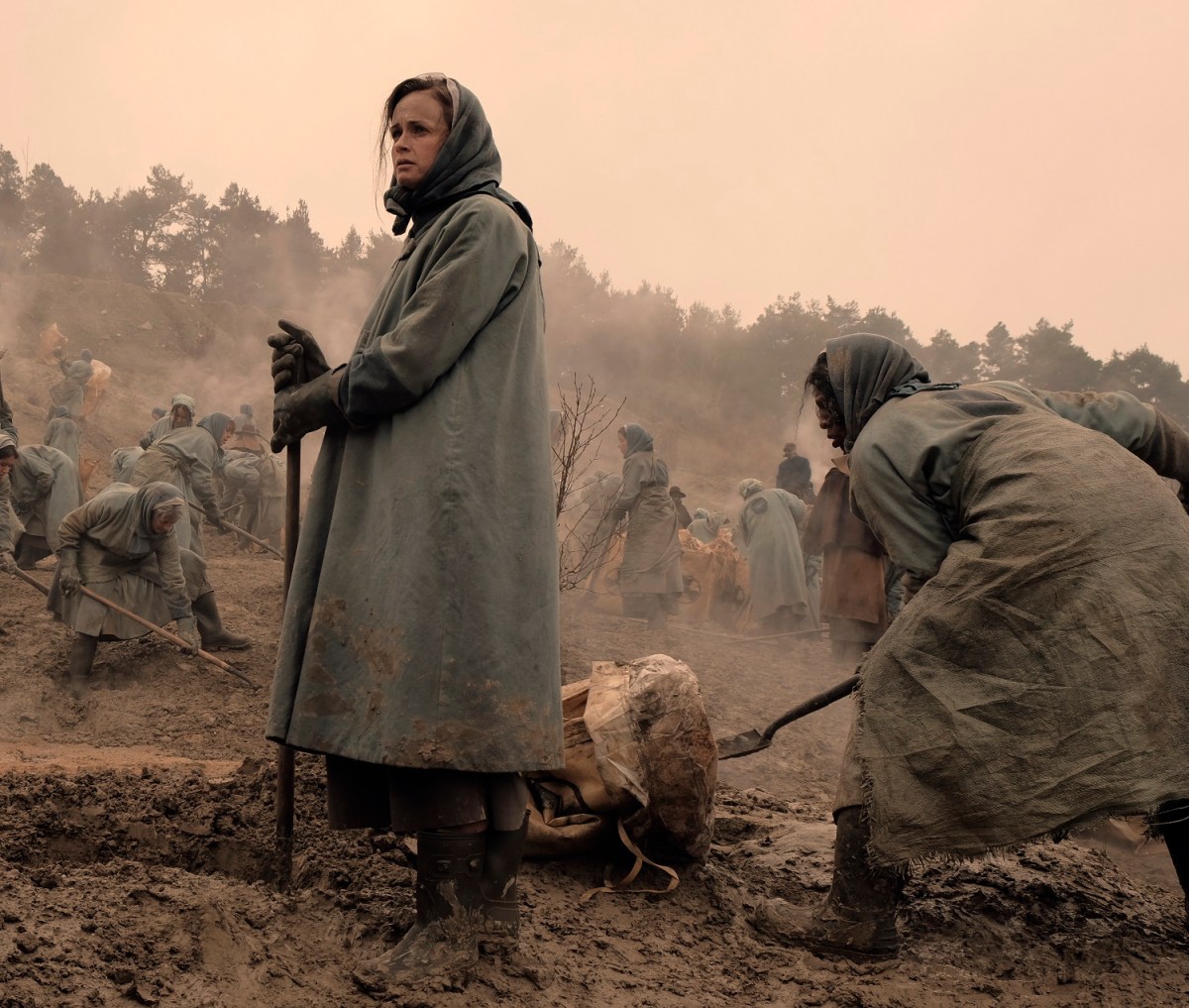 Alexis Bledel as Emily in "The Handmaid's Tale"