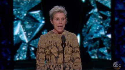 Frances McDormand wins Best Actress at Oscars 2018