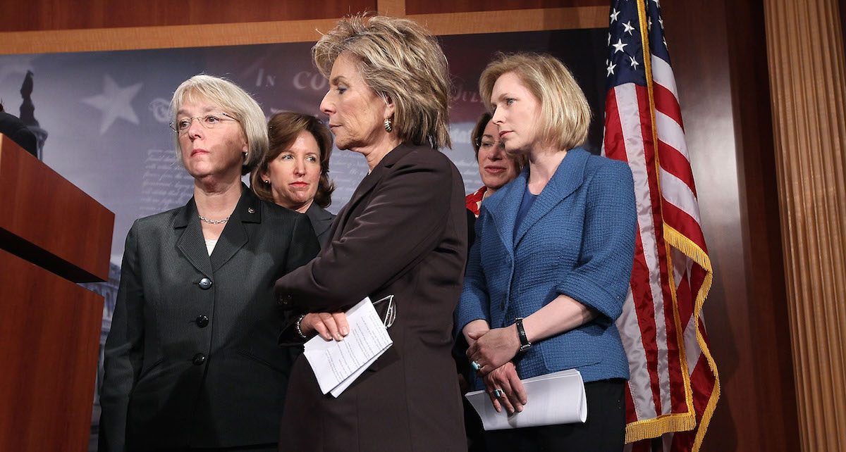 Female Democratic Senators harassment discriminaiton house congress