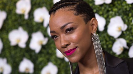 Actress Sonequa Martin-Green attends The CBS EyeSpeak Summit at the Pacific Design Center on March 14, 2018, in West Hollywood, California.