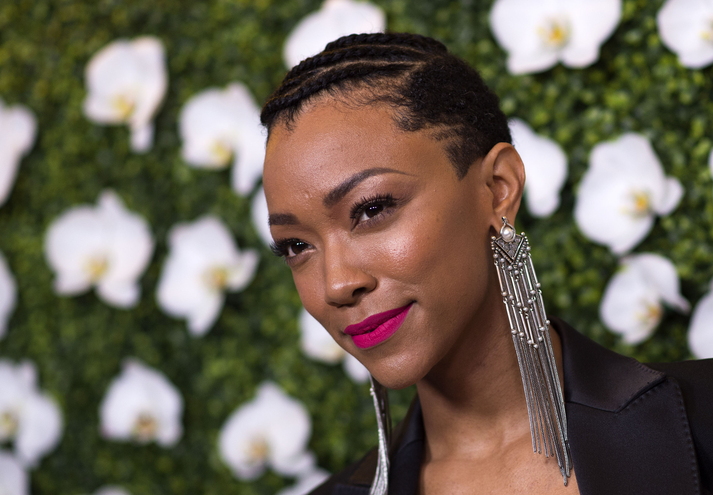 Actress Sonequa Martin-Green attends The CBS EyeSpeak Summit at the Pacific Design Center on March 14, 2018, in West Hollywood, California.