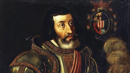Image of Hernan Cortes from the Museo del Prado