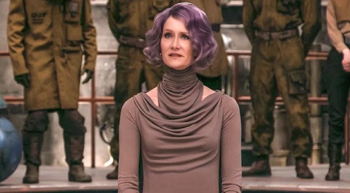 Laura Dern as Admiral Holdo in "Star Wars: The Last Jedi" (Image: Disney/Lucasfilm) 
