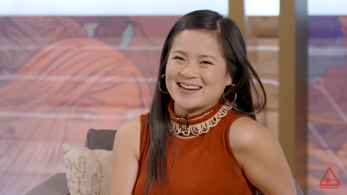 Screengrab of Kelly Marie Tran on "Fangirling"
