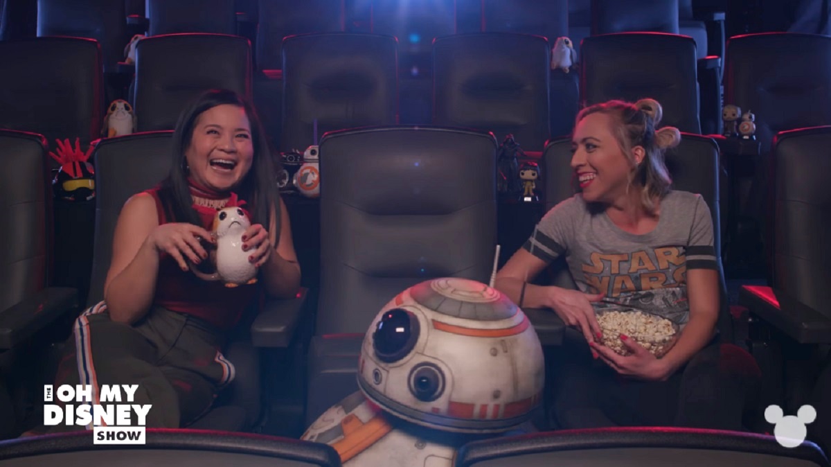 Kelly Marie Tran watches "Star Wars: The Last Jedi" with the Oh My Disney Show