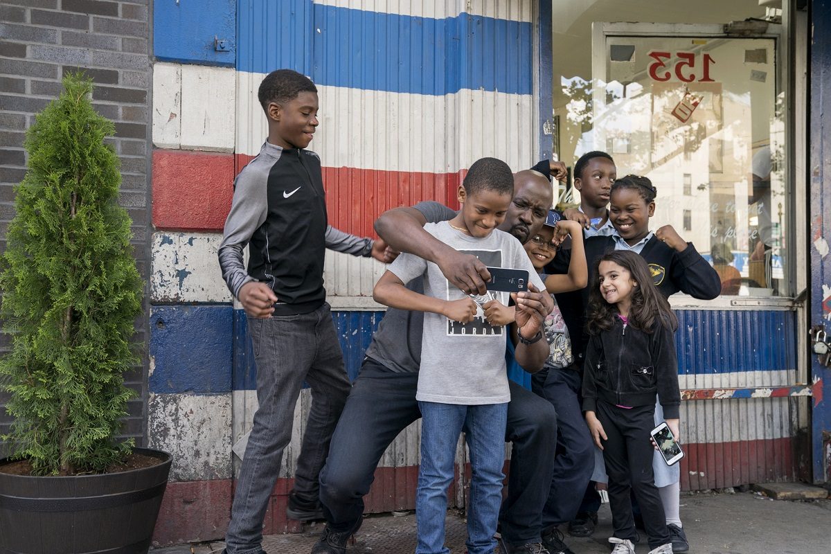 Mike Colter as Luke Cage and Marvel and Netflix's Luke Cage (Image: Netflix)