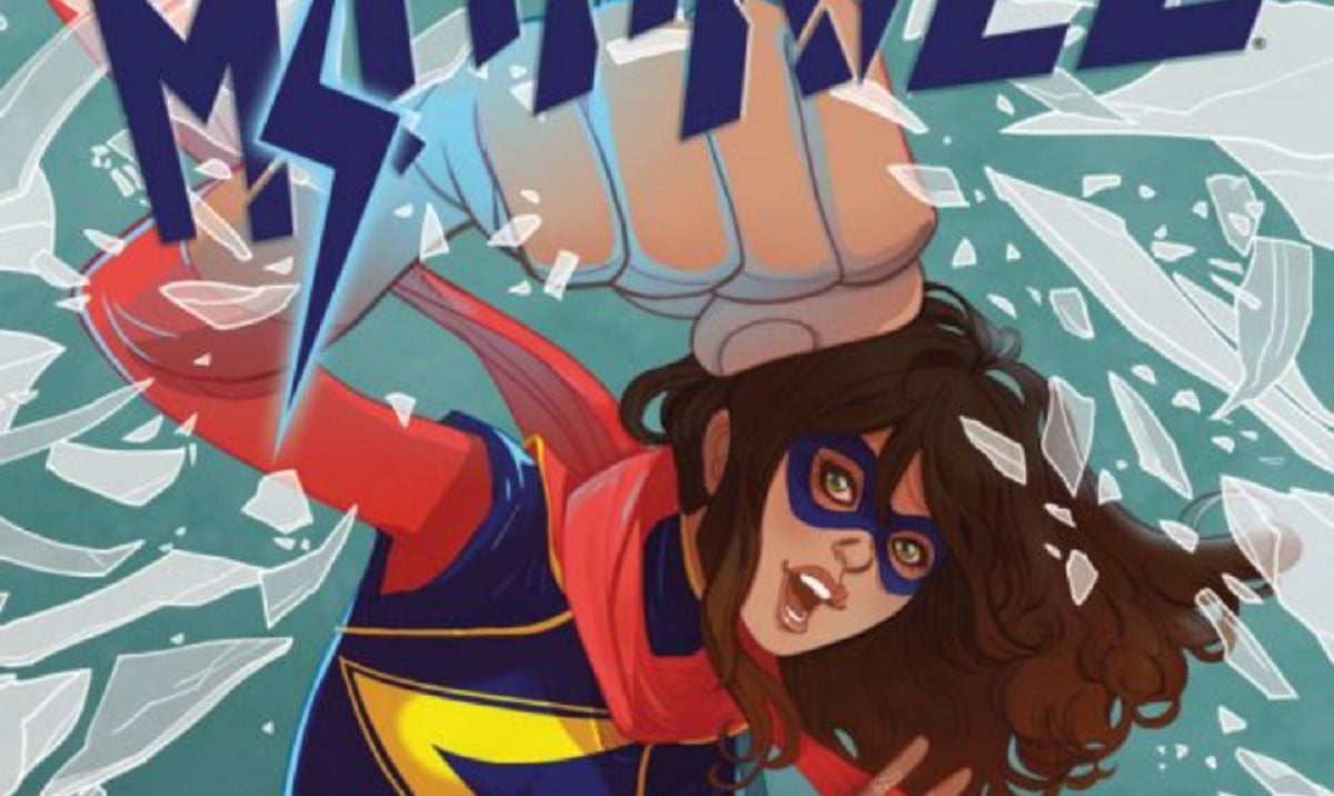 Kamala Khan on the cover of "Ms. Marvel" #13, drawn by Marguerite Sauvage 