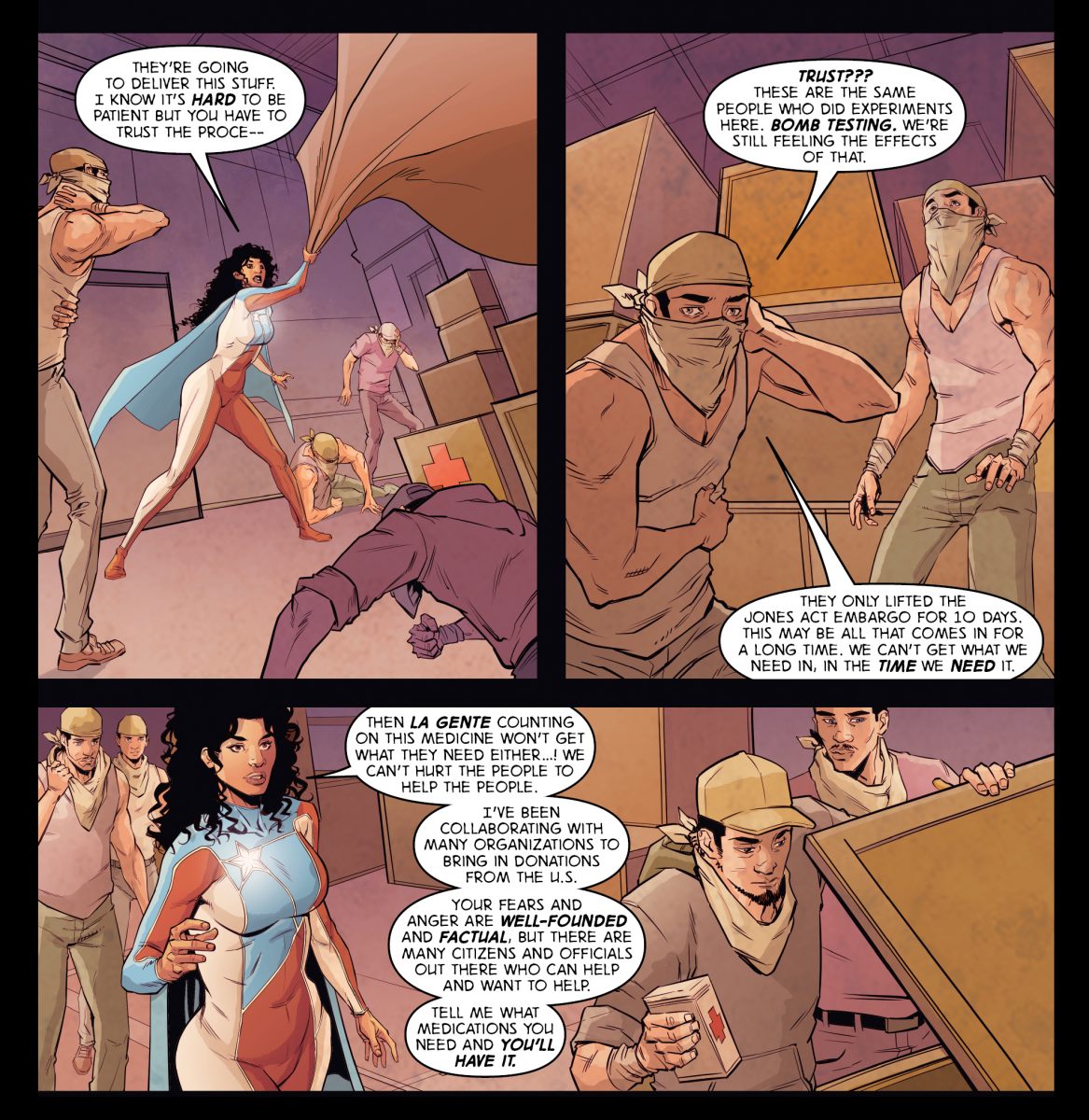 Story by Rosario Dawson and Gus Vazquez for the "Ricanstruction" anthology for Puerto Rico