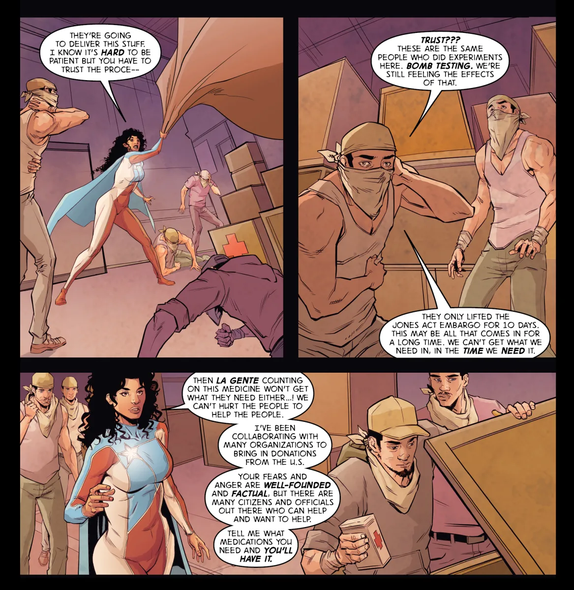 Story by Rosario Dawson and Gus Vazquez for the "Ricanstruction" anthology for Puerto Rico