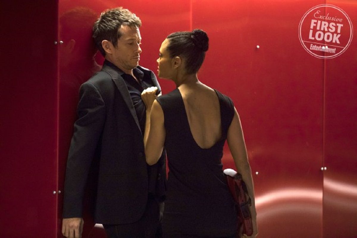 Westworld (2018) Simon Quartermain and Thandie Newton.