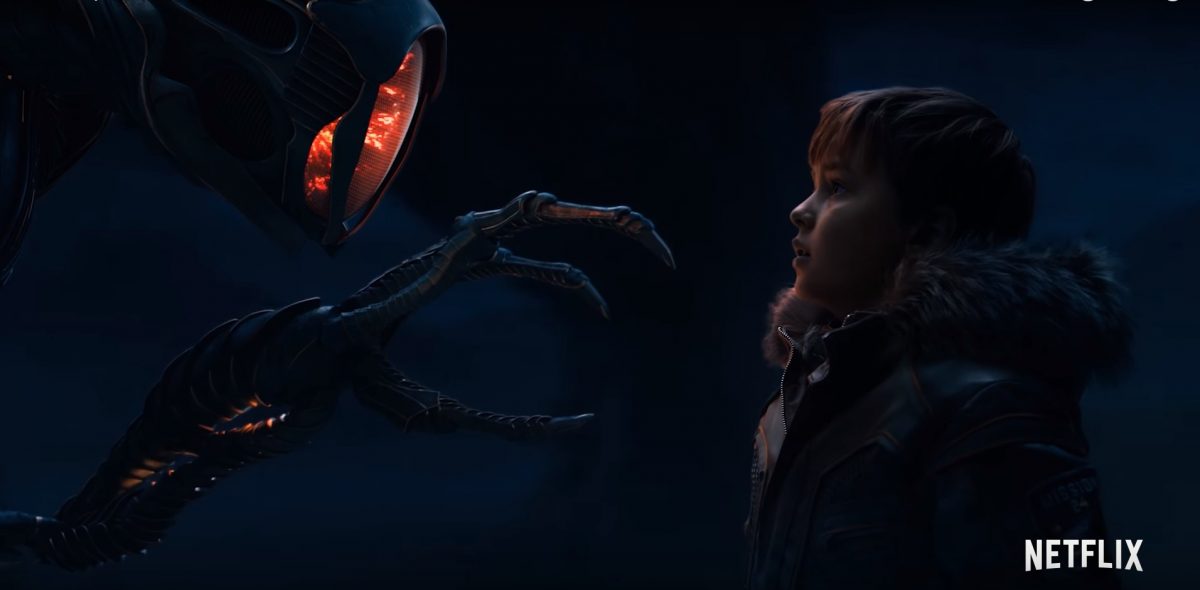 The Robot and Will Robinson in Netflix's Lost in Space