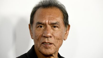 BEVERLY HILLS, CA - DECEMBER 14: Wes Studi attends the premiere of Entertainment Studios Motion Pictures' 