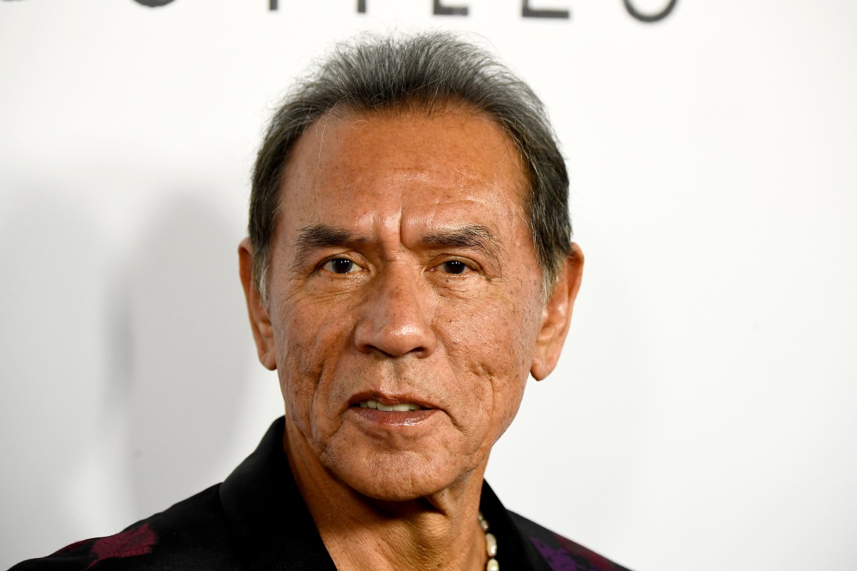 BEVERLY HILLS, CA - DECEMBER 14: Wes Studi attends the premiere of Entertainment Studios Motion Pictures' "Hostiles" at Samuel Goldwyn Theater on December 14, 2017 in Beverly Hills, California.