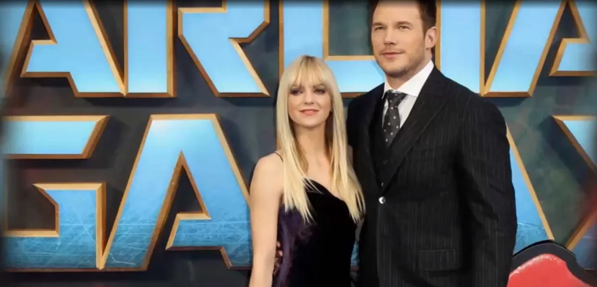 Anna Faris and Chris Pratt at the "Guardians of the Galaxy" premiere