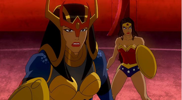 Big Barda and Wonder Woman