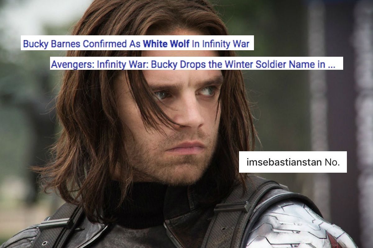 sebastian stan as bucky barnes