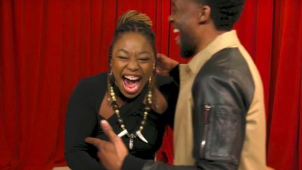 Chadwick Boseman surprises Black Panther fans