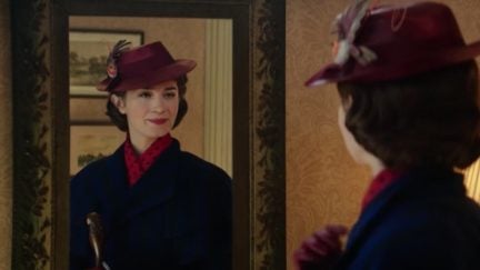 emily blunt as mary poppins in Mary Poppins Returns