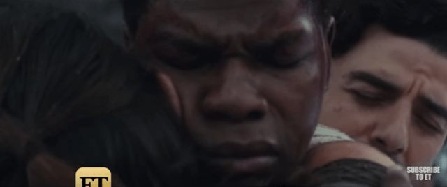 Finn Rey Poe hug